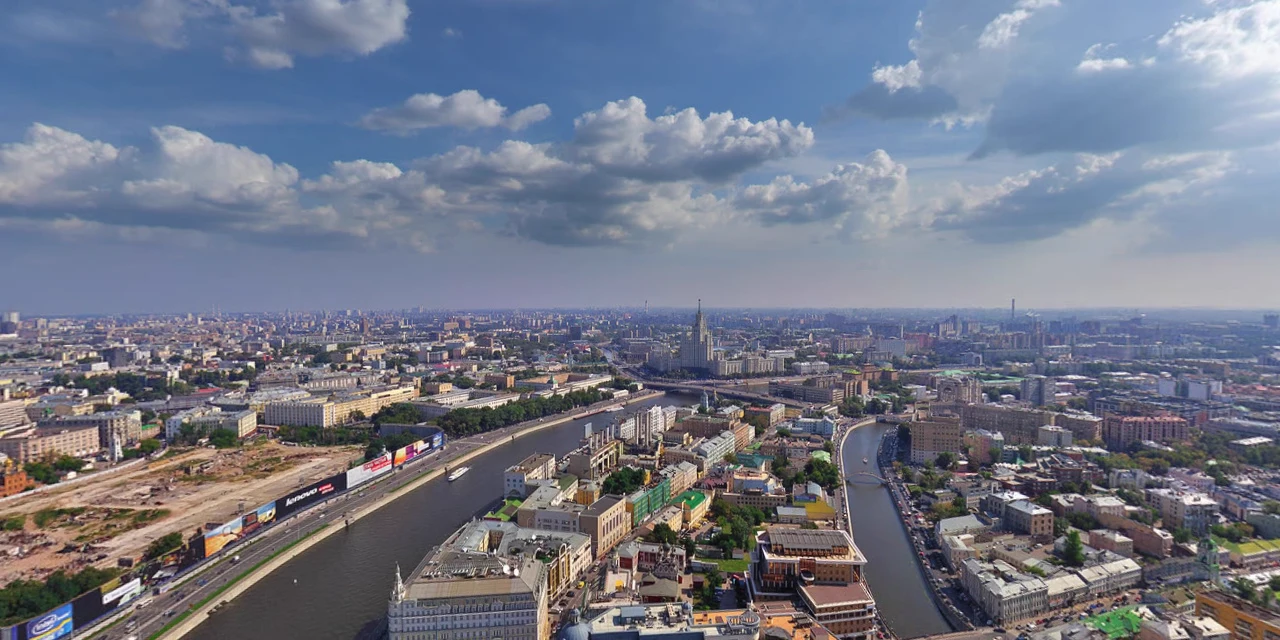 Панорама Москвы из VR-экскурсии «Над стенами Кремля»